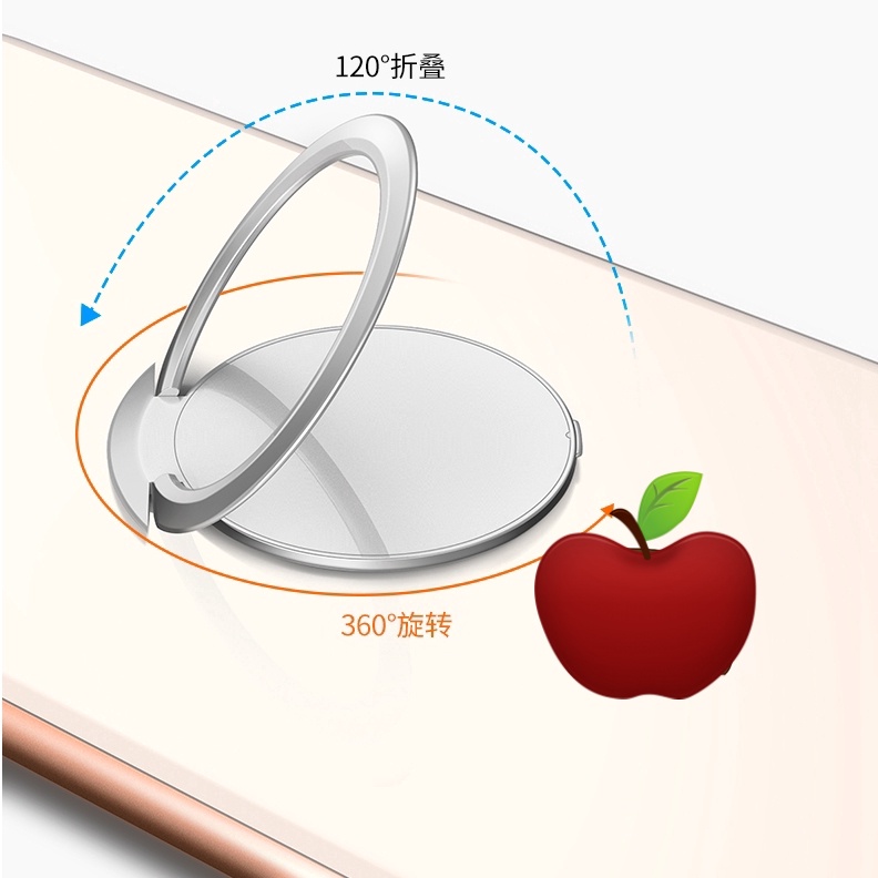 Giá đỡ hình vòng nhẫn từ tính cho điện thoại  for iPhone Huawei Vivo Oppo Xiaomi Samsung