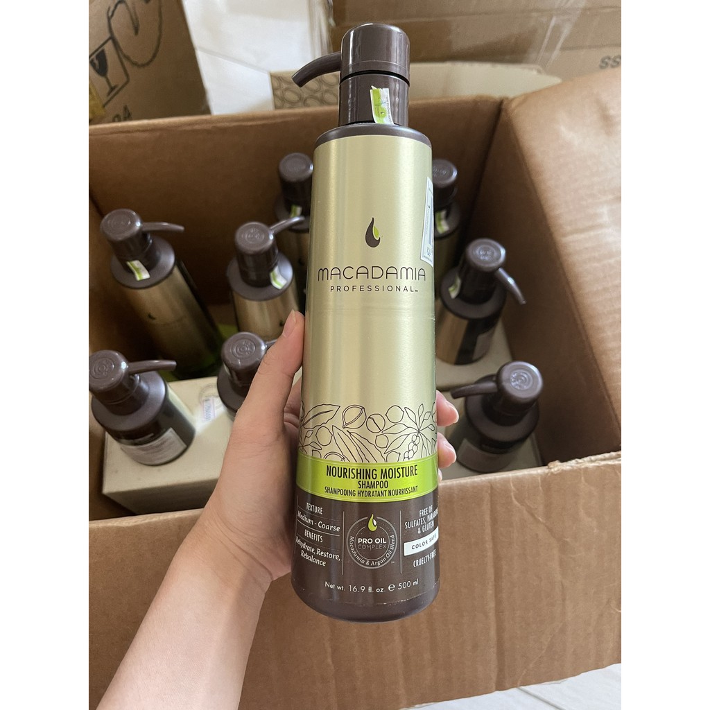 Dầu Gội Xả Phục Hồi Dưỡng Ẩm Macadamia Nourishing Moisture 500ml - USA [ CÓ TEM CHECK CHÍNH HÃNG ]