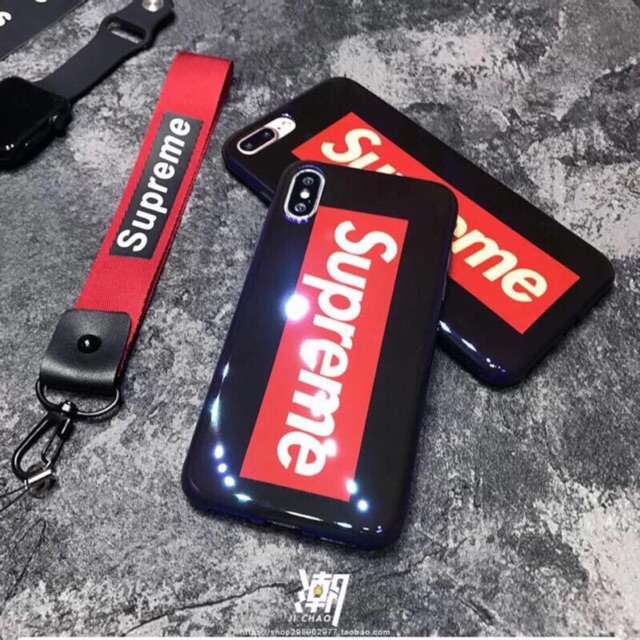 ỐP SUPREME ĐỎ ĐEN - ỐP IPHONE