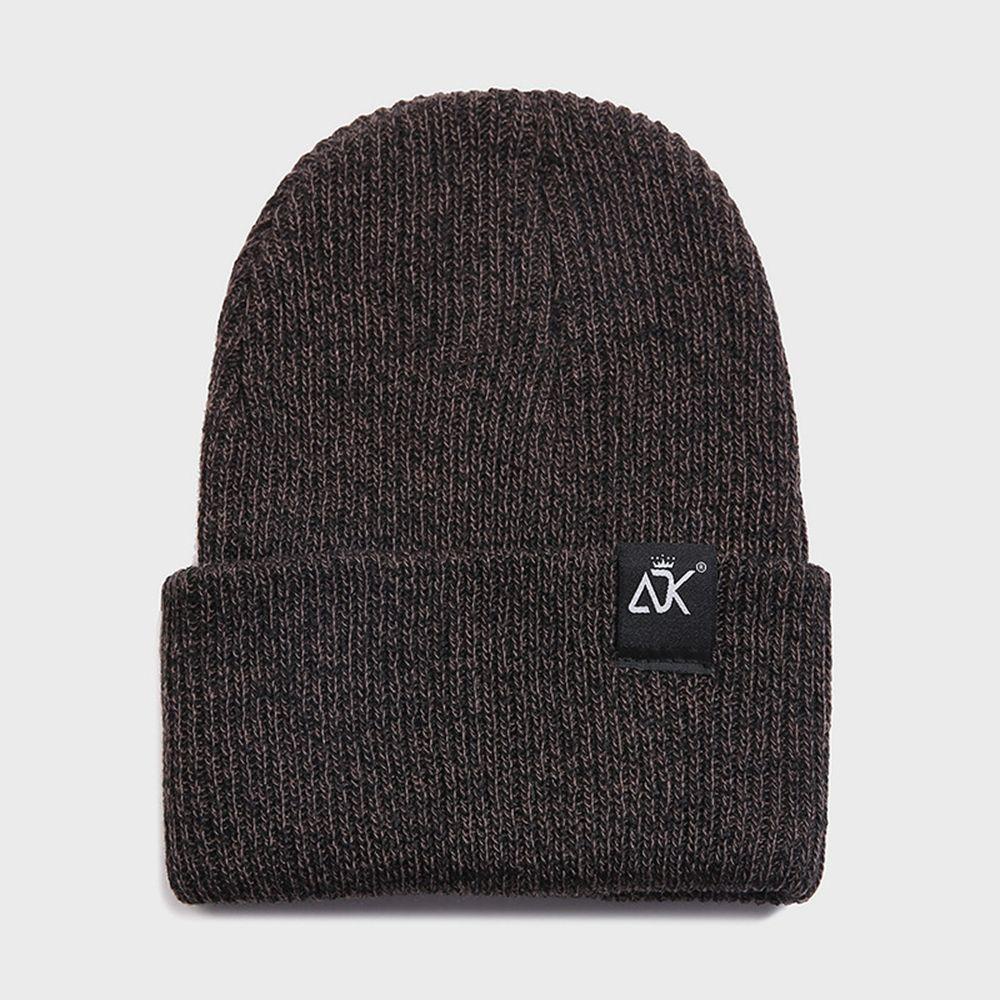 Mũ Beanie Dệt Kim Màu Trơn Dễ Thương Cho Nữ