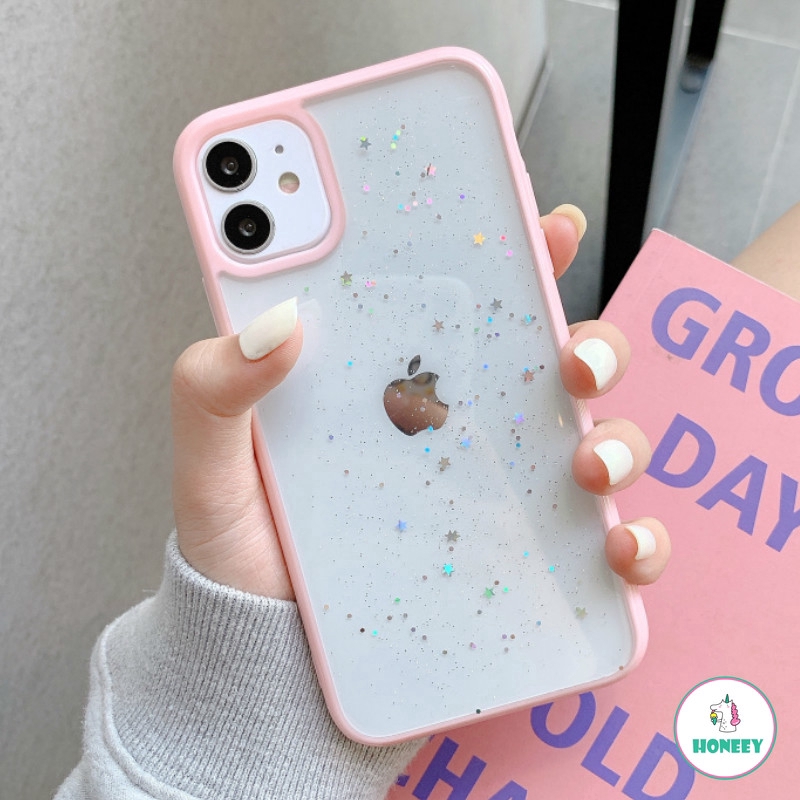 Ins Simple Starlight Matter Bling Glitter Case Glitter TPU Case for Phone 11 Pro Max X Xs Max XR Phone 8 7 Plus SE 2020 | BigBuy360 - bigbuy360.vn