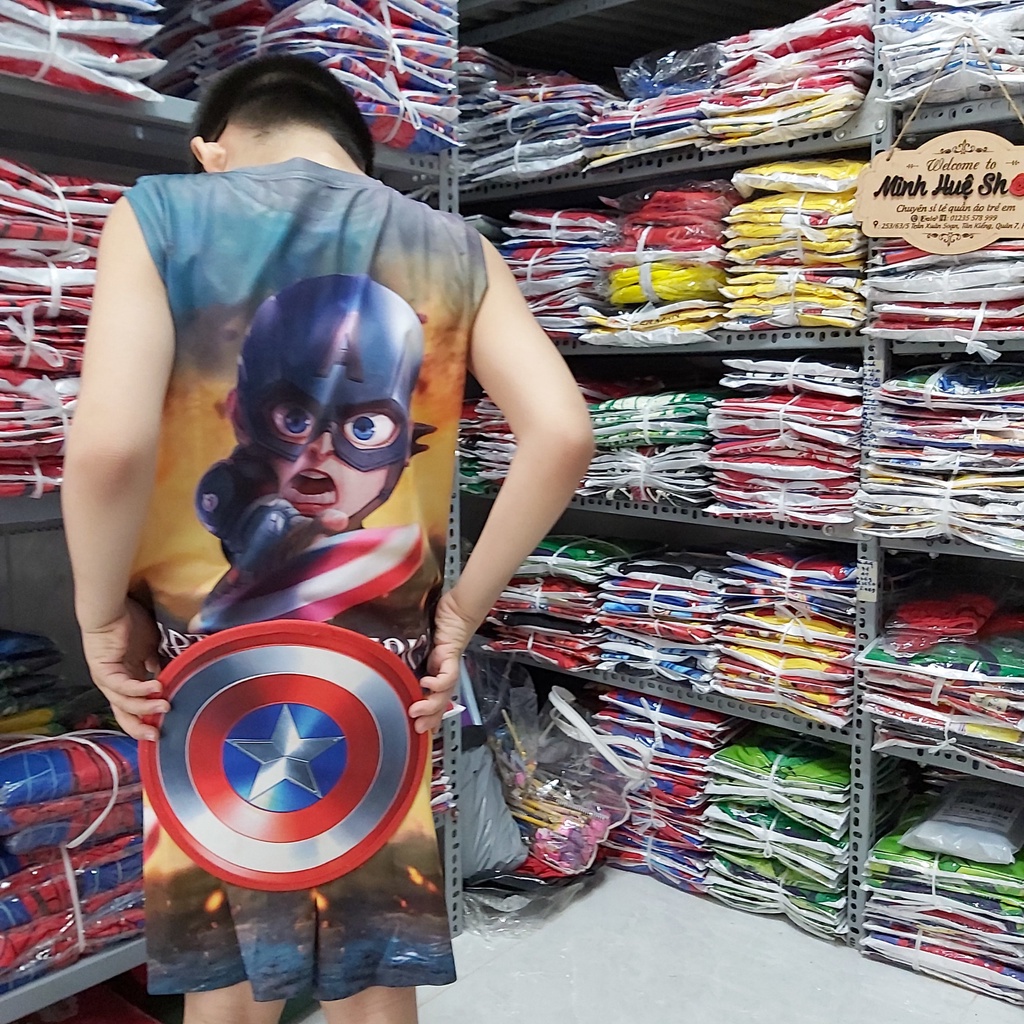 Bộ quần áo đội trưởng Mỹ sát nách