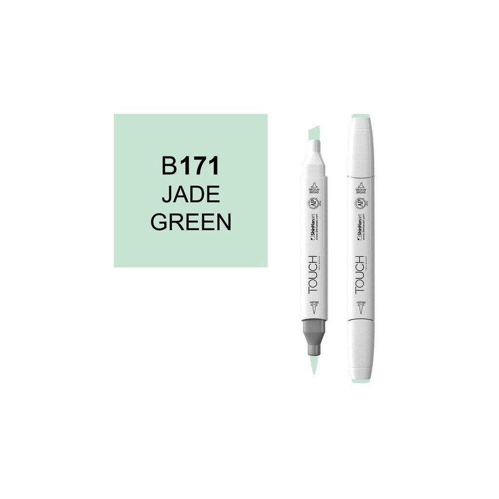 Tông xanh lục bút marker ShinHan Touch Twin Brush - lẻ