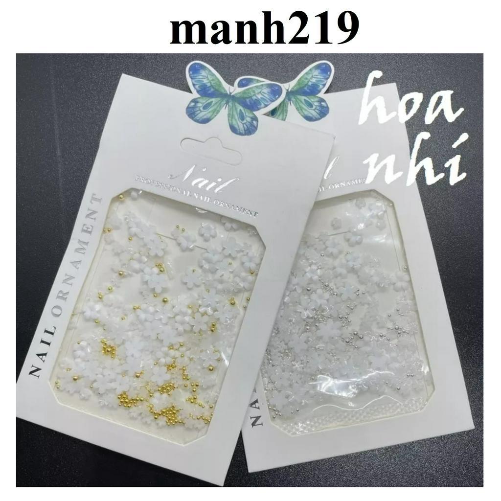 Charm Nail Charm Hoa Nhí Hoa Sứ Đính Móng Phụ Kiện Nail - Sinailmi