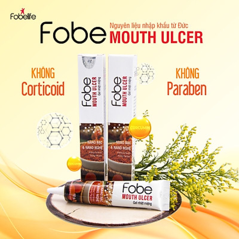 Gel nhiệt miệng Fobe Mouth (Fobe Mouth Ulcer – Gel nhiệt miệng)