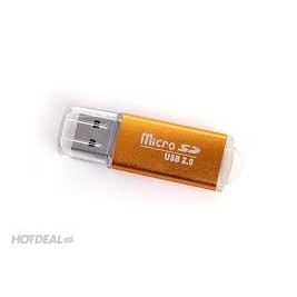 Đầu đọc thẻ TF đầu Hoco - hỗ trợ khe microSD/ SD Hàng cao cấp