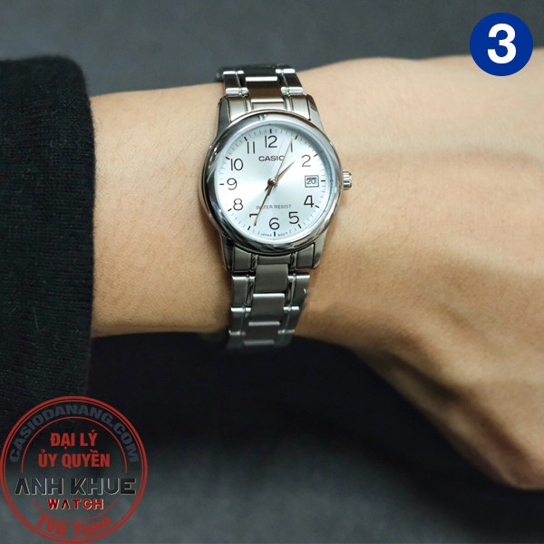 Đồng hồ nữ dây kim loại Casio chính hãng Anh Khuê LTP-V002 Series (25mm)