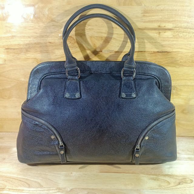 Túi du lịch da thật secondhand  110512