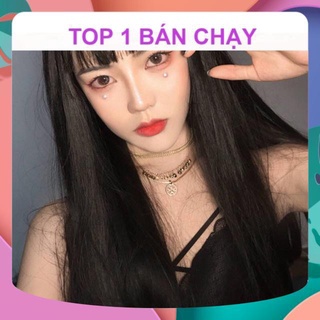 [SHOP UY TÍN] TÓC GIẢ NGUYÊN ĐẦU THẲNG MÁI THƯA HÌNH THẬT