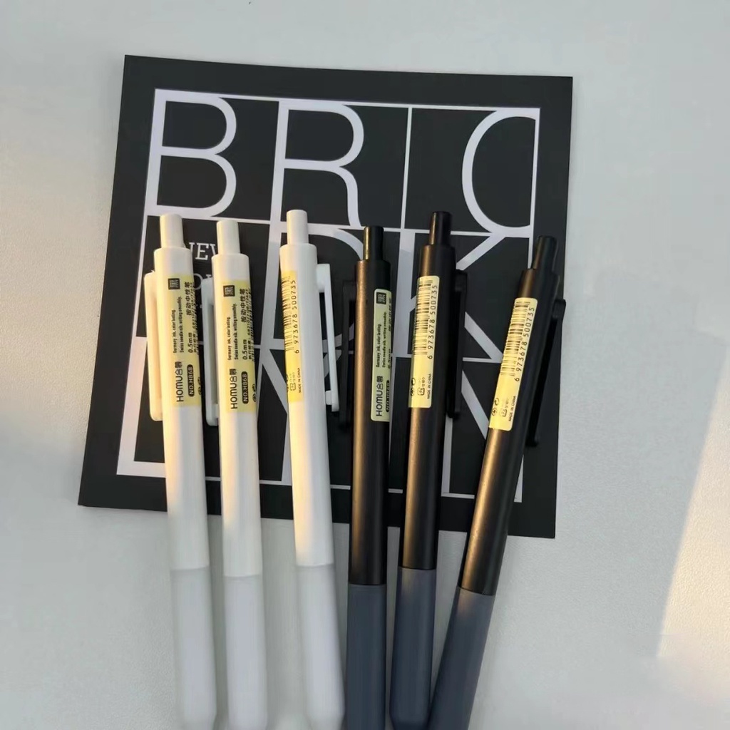 Bút Bi Mực Đen Ngòi 0.5mm Có Thể Thu Gọn