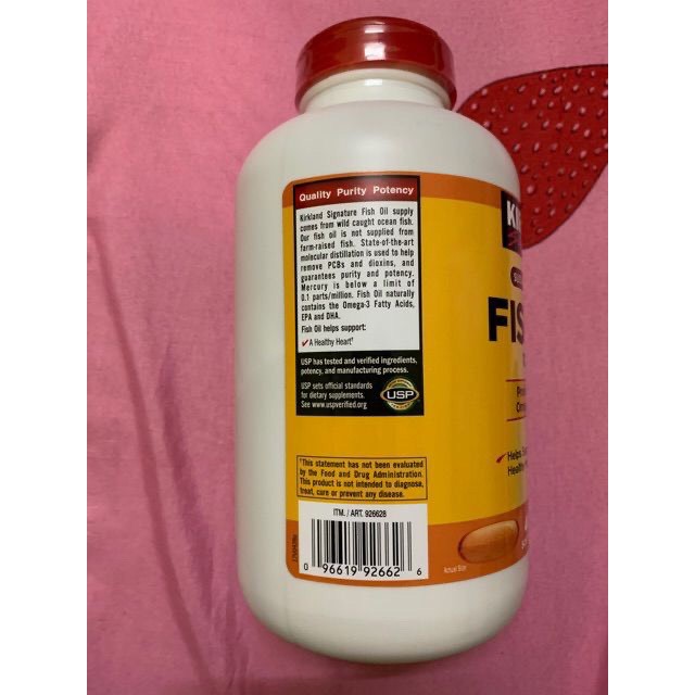 Viên uống dầu cá Fish Oil 400 viên Omega 3 1000mg chứa DHA từ USA | BigBuy360 - bigbuy360.vn