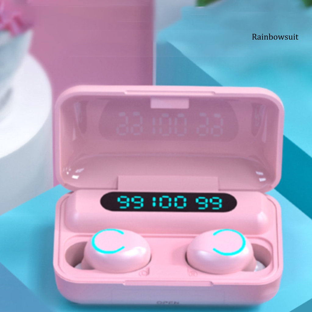 Tai Nghe Nhét Tai Rb- F9-9 Bluetooth 5.0 Âm Thanh Sống Động Chất Lượng Cao Điện Thoại