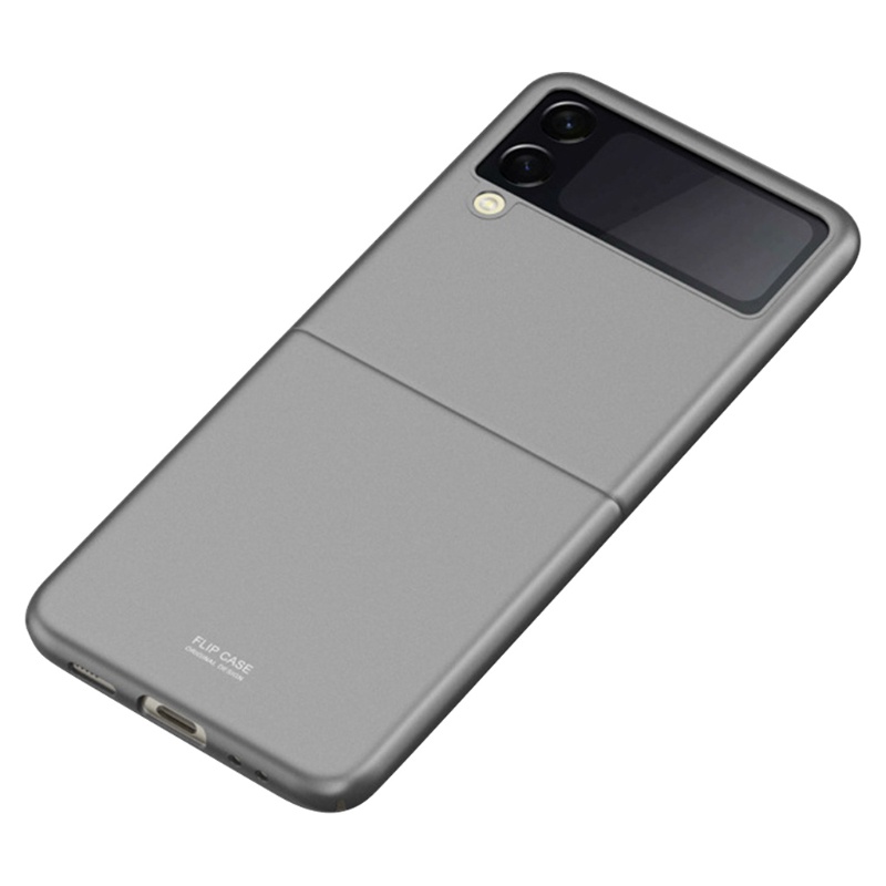 Bao Da Điện Thoại Nắp Gập Siêu Mỏng Màu Trơn Dễ Lắp Đặt 3.54x6.89inc Cho Samsung Z Flip 3
