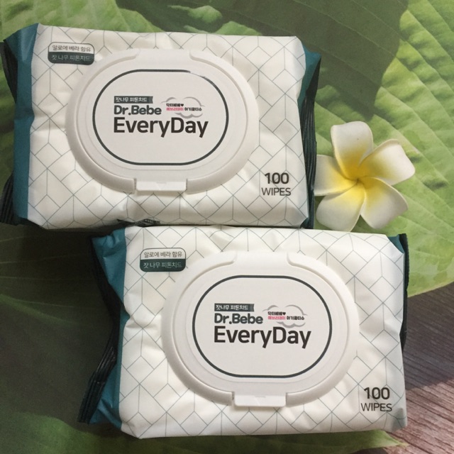 Khăn giấy ướt đa năng Dr.Bebe EveryDay Hàn Quốc 100 tờ