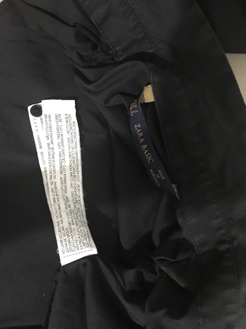 Áo sơ mi trắng, đen zara size S chuẩn auth