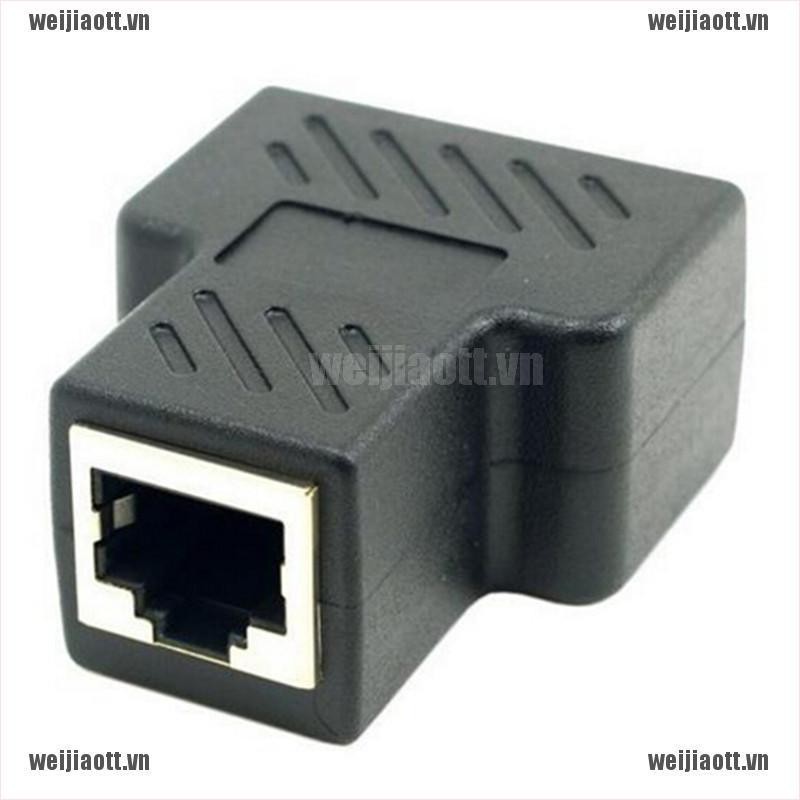 Đầu Kết Nối Mạng Ethernet LAN RJ45 Chia 1 Cổng Sang 2 Cổng