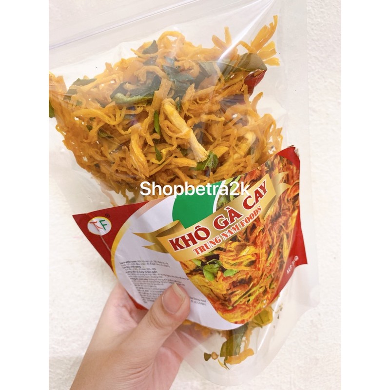 500gr Khô gà sấy lá chanh Trung Nam Foods-loại 1