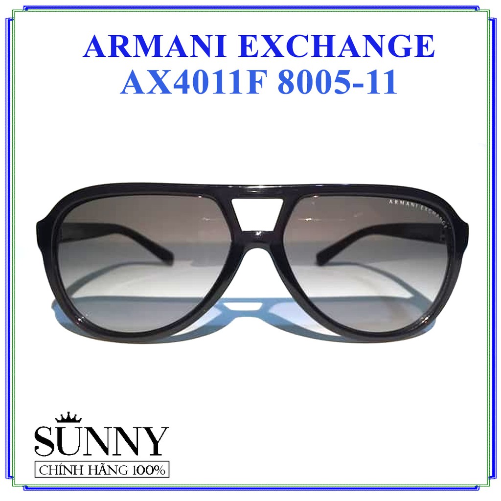 AX4011F 8005-11 - kính mát Armani Exchange chính hãng Italy, bảo hành toàn quốc