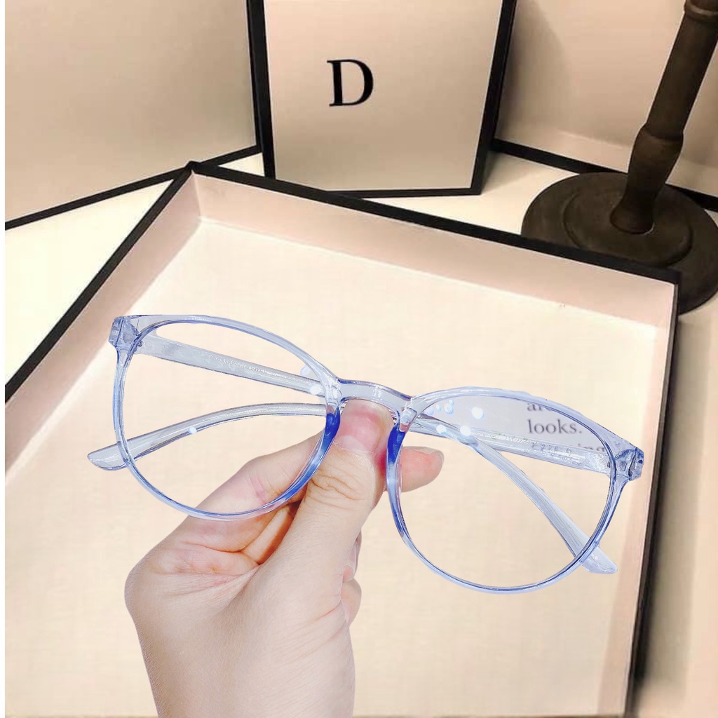 Gọng Mắt kính mèo gọng tròn BS xinh xắn thời trang unisex nam nữ teen