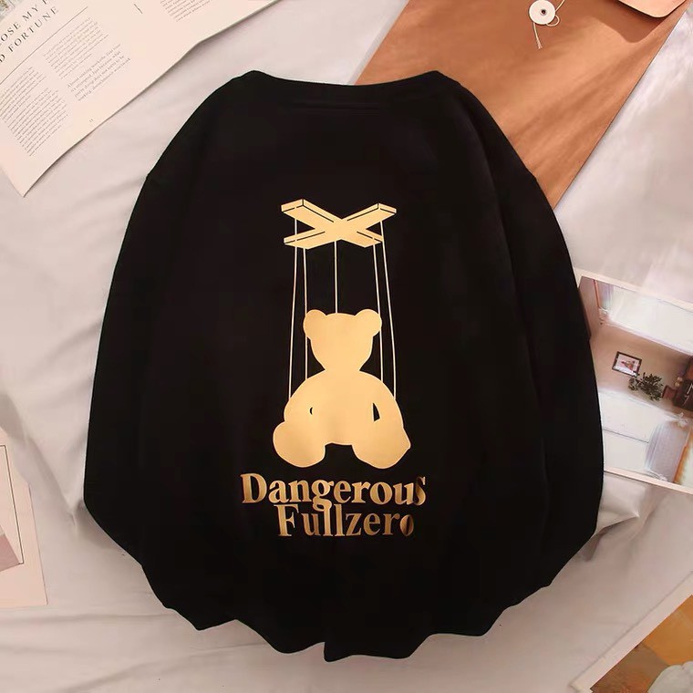 Áo sweater GẤU 194 vải thu đông co dãn, dày dặn mềm mịn form rộng phong cách Unisex - DANGERUOS | BigBuy360 - bigbuy360.vn