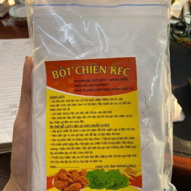 Bột chiên rán gà KFC, thành công 100%, giòn ngon chuẩn vị