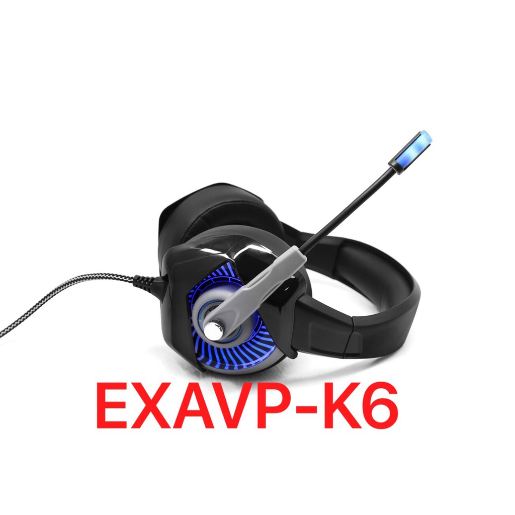 Headphone Gaming EXAVP-K6 LED FullBox Cao Cấp BẢO HÀNH 12 THÁNG