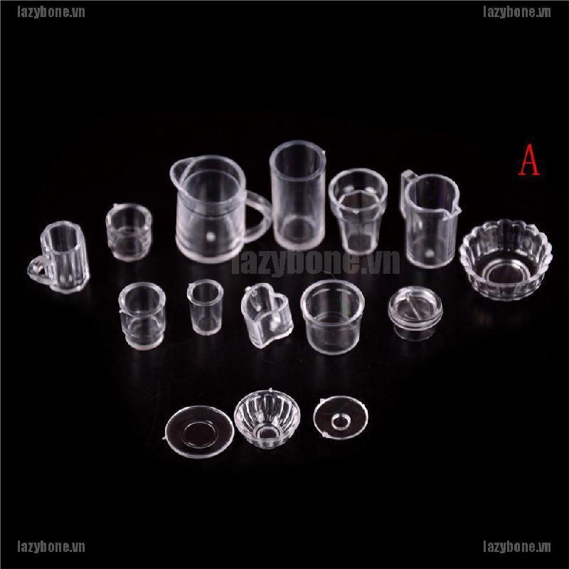 Set 10-15 Món Đồ Chơi Gồm Đĩa / Cốc / Cốc Cho Búp Bê