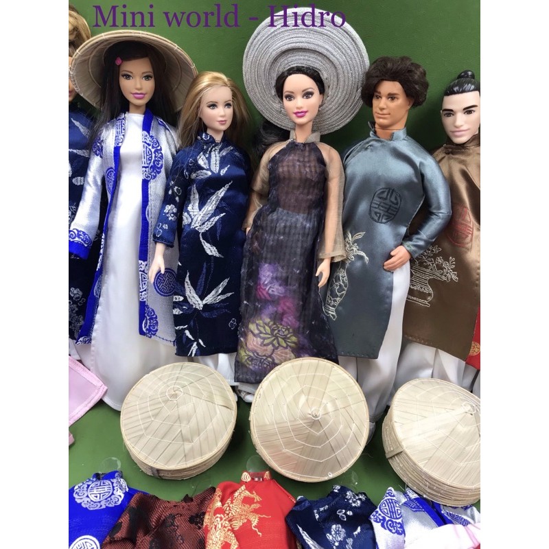 Nón lá mini dùng cho búp bê Ken và Barbie. Tỉ lệ 1/6