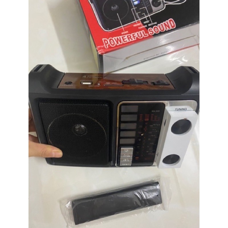 Đài radio nghe nhạc RX-333  usb thẻ nhớ đèn led