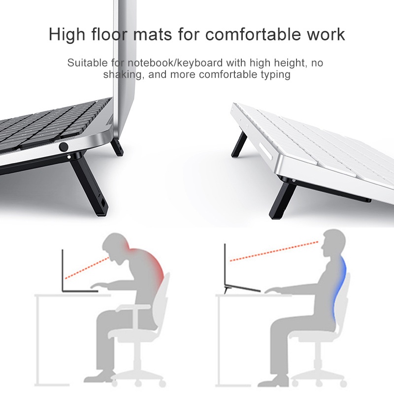 Giá Đỡ Nâng Bàn Phím Laptop Thiết Kế Nhỏ Gọn Tiện Dụng