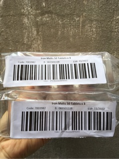 Viên sắt ngậm iron melts