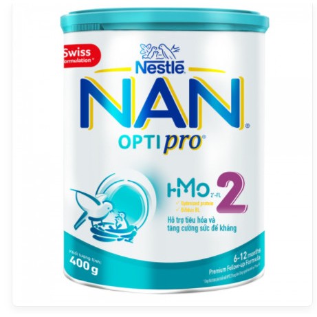 Sữa Nan Optipro HMO SỐ 1 SỐ 2 400G