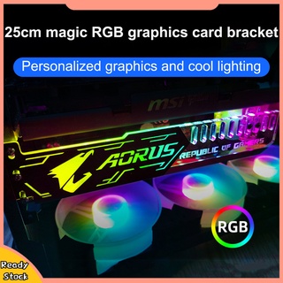 Giá đỡ card đồ họa coolmoon 28cm 4 chân rgb led gpu đơn giản dễ lắp đặt chất lượng cao