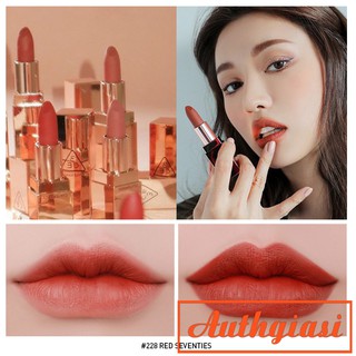 Son thỏi 3CE 228 Matte Lip Color #228 Đỏ Đất