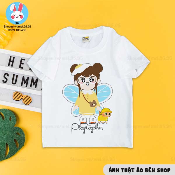 Áo thun Play Together giá rẻ - Hình in nét dễ thương