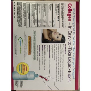 Collagen nước dạng ống.