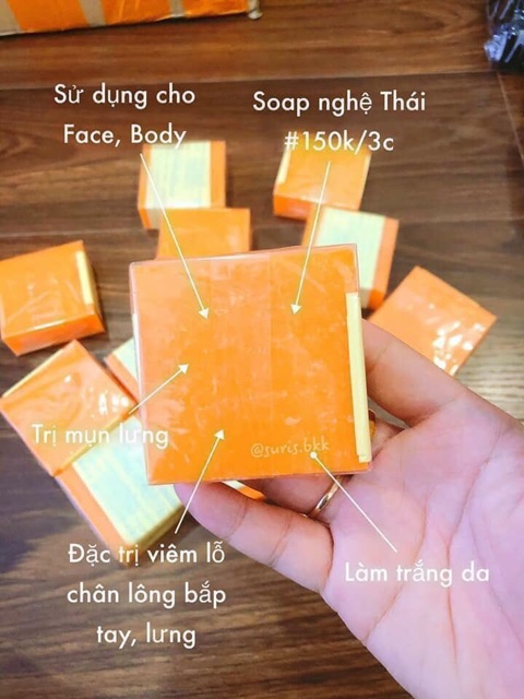 Soap Xà Phòng Cam Mụn Trứng Cá GALONG Herbal 60g - Thái Lan