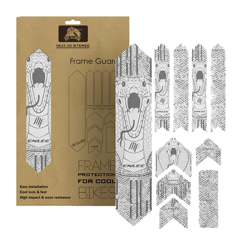 Miếng Dán 3D Bảo Vệ Khung Xe Đạp MTB Có Thể Tháo Rời Ốp