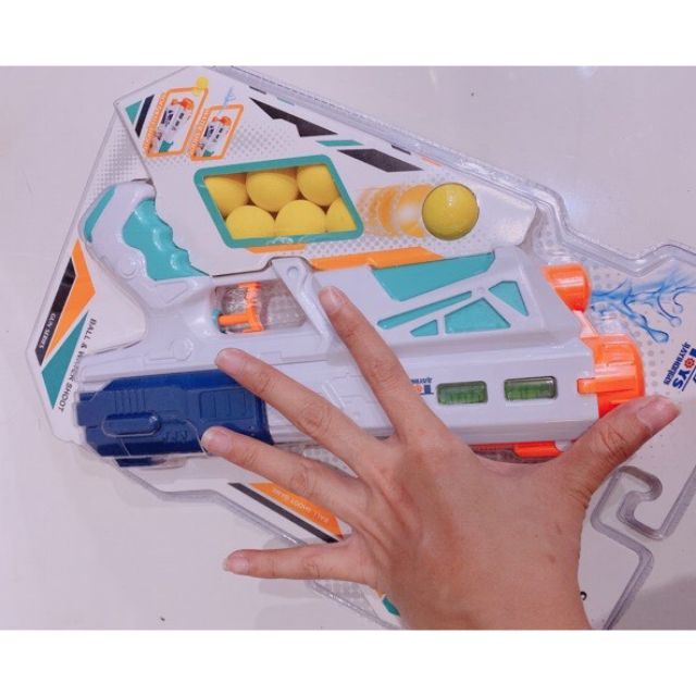 Đồ chơi súng mút đầu tròn tặng kèm pin