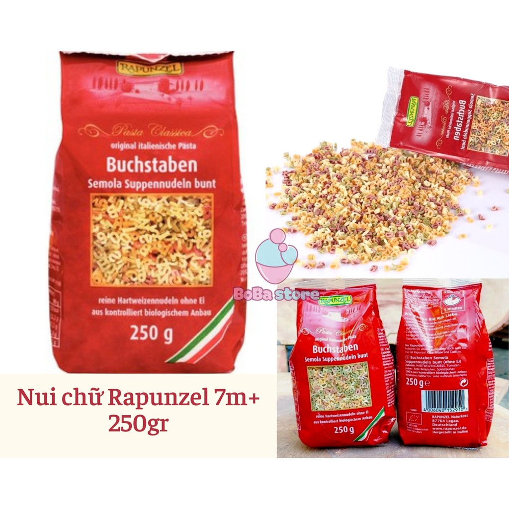 Nui chữ Rapunzel cho bé từ 7m+