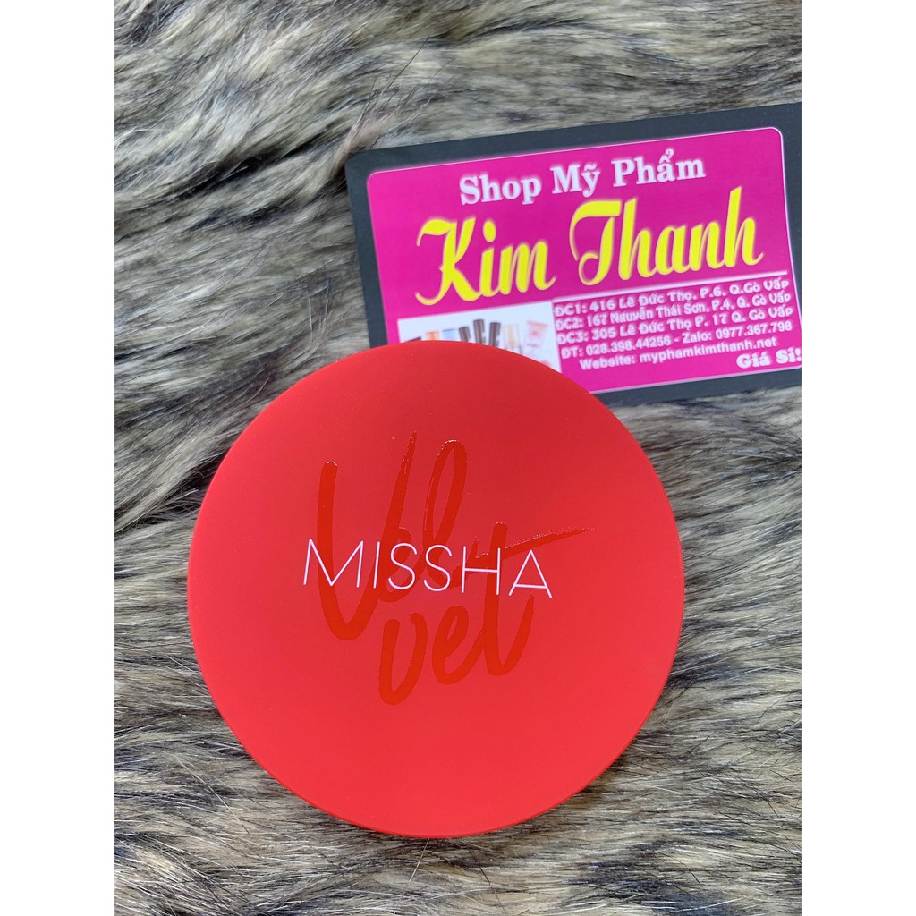 Phấn nước Missha Velvet Finish Cushion SPF50+ PA+++ 15g - HỘP ĐỎ