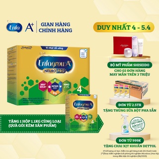 Hộp Sữa bột Enfagrow A+ Neuropro 4 Vị thanh mát – 3.3kg