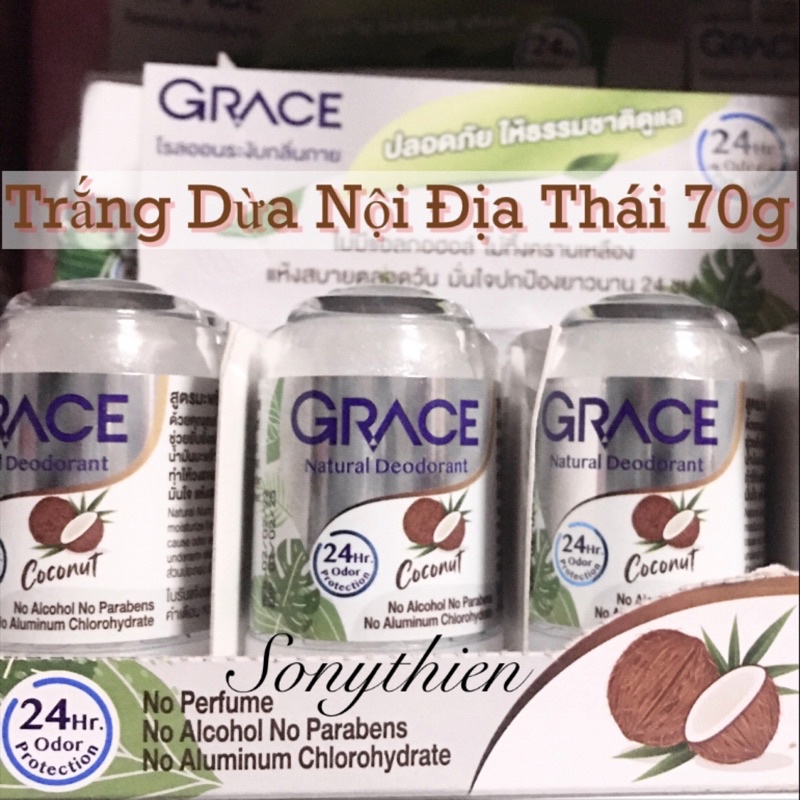 ☘️Lăn nách đá khoáng Thái lan khử mùi kiểm soát mồ hôi suốt 24 giờ