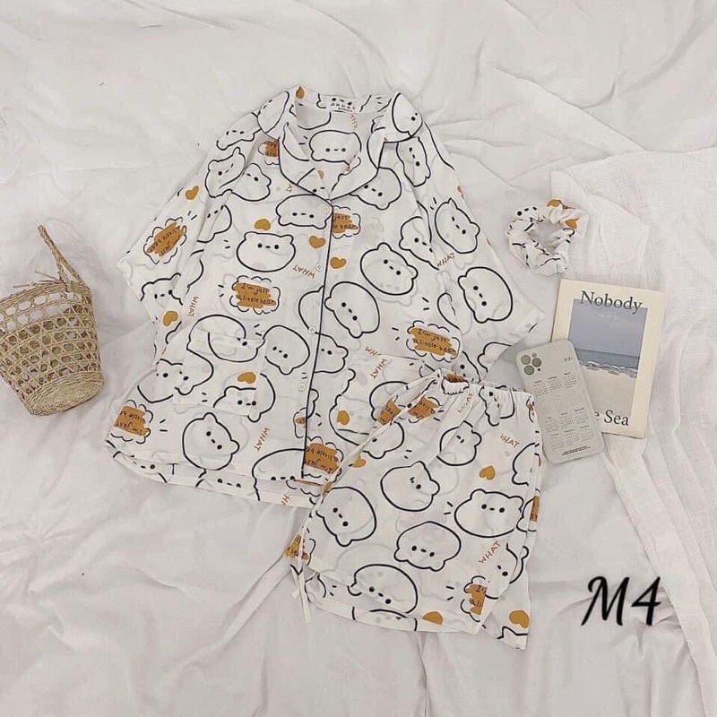Bộ ngủ pijama cartoon hoạt hình nhiều màu - Bộ ngủ siêu hot hit | BigBuy360 - bigbuy360.vn