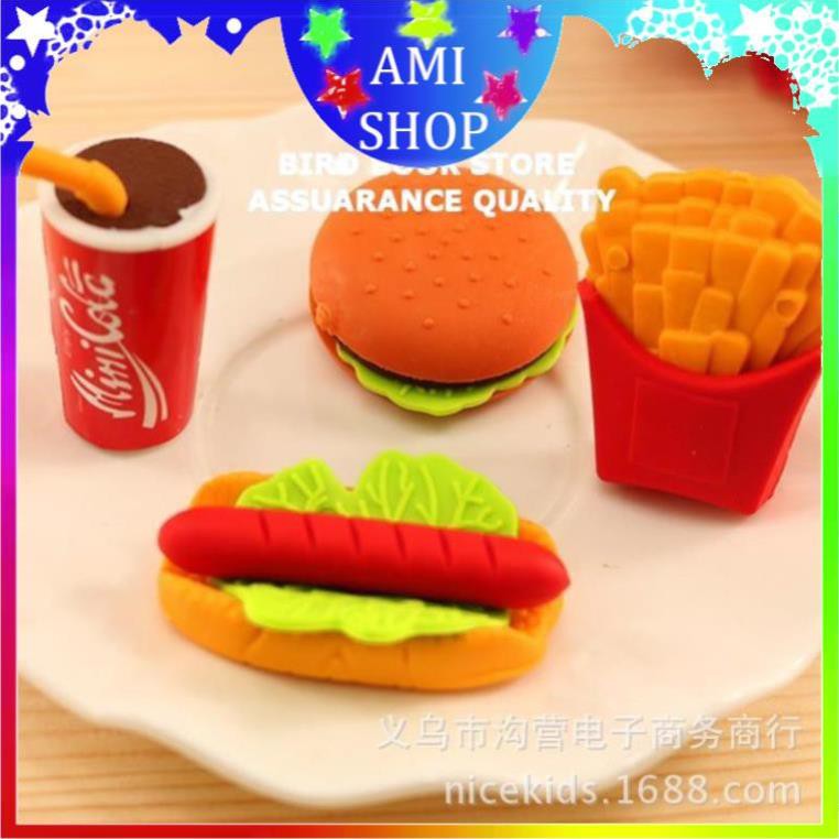 Cục tẩy đồ ăn nhanh 💕𝑭𝒓𝒆𝒆𝒔𝒉𝒊𝒑💕 Ami shop