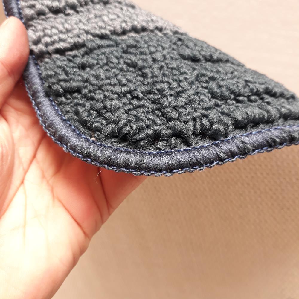 Thảm trải sàn mặt len chùi chân khô chống trượt hình Chữ nhật 40x60cm mã 27026