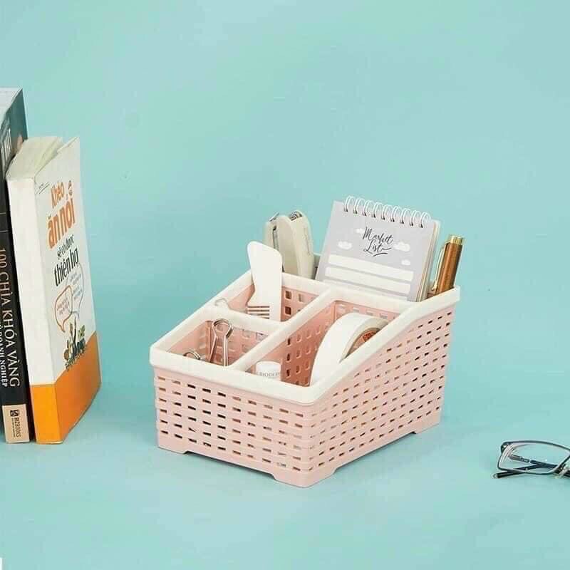 Khay Nhựa Tiện Ích 4 Ngăn Lớn Việt Nhật tiện lợi