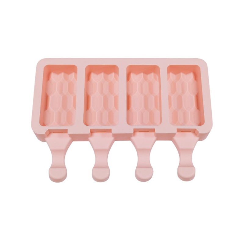 Khuôn Silicone Làm Kem 4 Ngăn Chống Dính