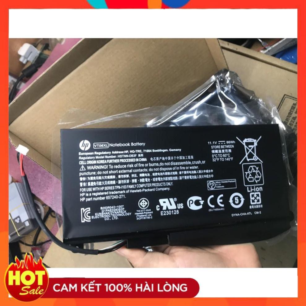 HÀNG ZIN  Pin Battery HP Envy 17-3000 17-3070nr HSTNN-IB3F 657240-271 657503-001 VT06XL  New Original