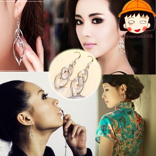 Khuyên tai, bông tai xoắn lồng nhau chất như nước cất ^^